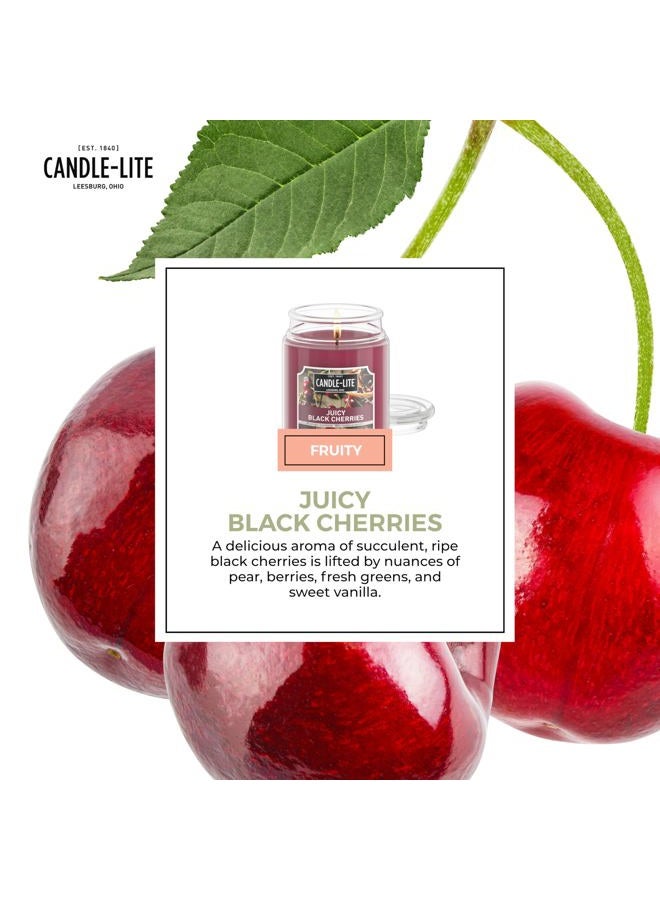 CANDLE-LITE Candle Lite Everyday Essential 18Oz Terrace Jar Juicy Black Cherries - Image 4