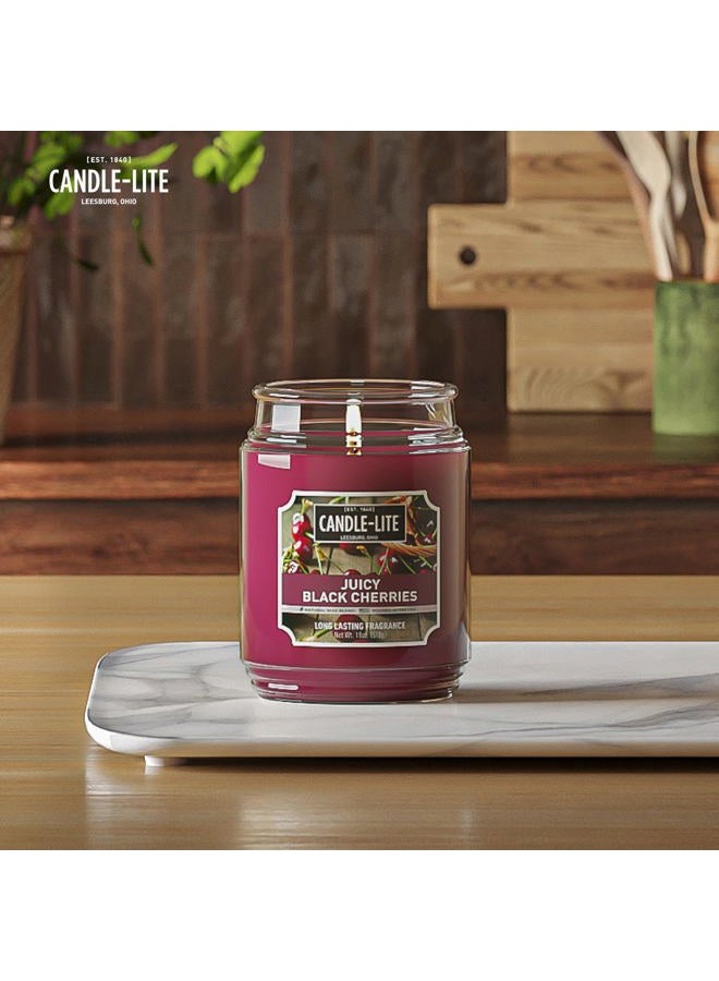 CANDLE-LITE Candle Lite Everyday Essential 18Oz Terrace Jar Juicy Black Cherries - Image 5
