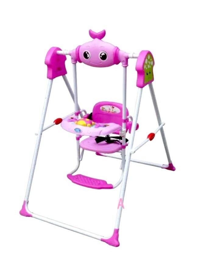 Rally - Foldable Portable Lightweight Sturdy And Durable Musical Swing For Toddlers 72X104X109CM - Image 1