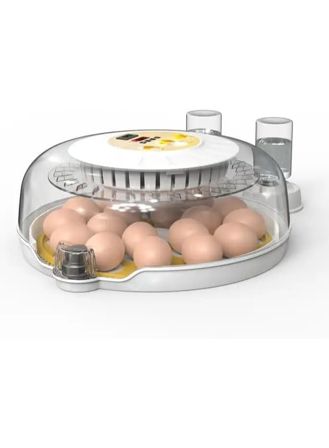 نيو كلاسيك 18 حاضنة بيض دجاج ، تحول تلقائي للبيض ، إمدادات مياه الرطوبة وحاضنة التحكم في درجة الحرارة مع وظيفة اختبار البيض - Image 2