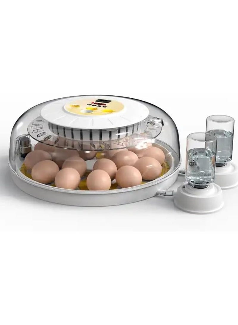 نيو كلاسيك 18 حاضنة بيض دجاج ، تحول تلقائي للبيض ، إمدادات مياه الرطوبة وحاضنة التحكم في درجة الحرارة مع وظيفة اختبار البيض - Image 1