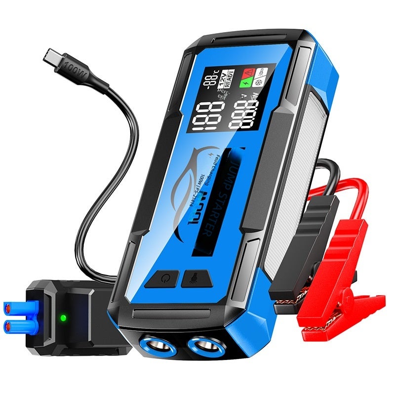 PSOOO Car Jump Starter 8000A Ultra-High Capacity 12V Emergency Power Bank - Image 1