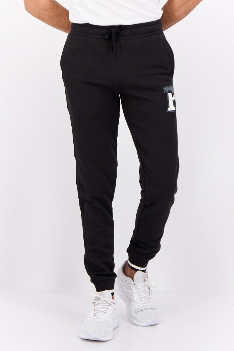 Men Sportswear Fit Outdoor Sweatpants, Black