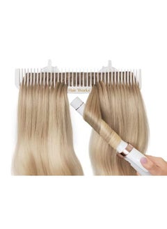 Ultra Hair Extension Holder - Professionally Designed To Securely Hold Extra Wide Wefts Including Halos, Hand Tied Wefts, Beaded Wefts And Full Bundles While You Wash, Color, Style & Store