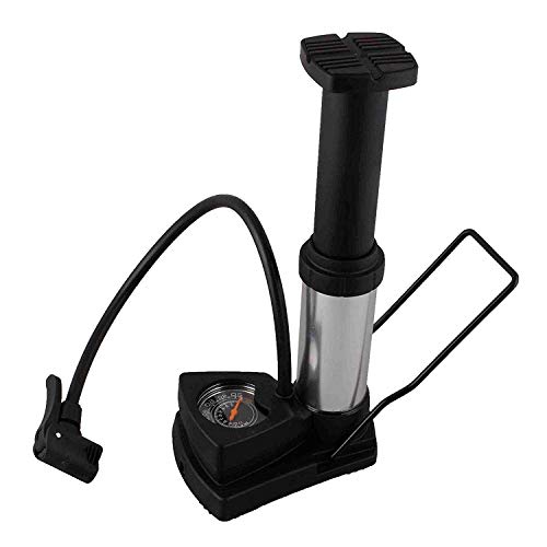 Homava Portable Bike Pump Foot Activated Floor Pump Air Pump for car and Bike Bicycle (Aluminum + ABS,Multi) - Image 1