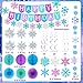 Bolake Snowflakes Decorations Frozenn Birthday Party Decorations Snowflakes Garland Hanging Decorations Winter Christmas Decorations for Winter Wonderlands Christmas Birthday Party Decorations - Image 4