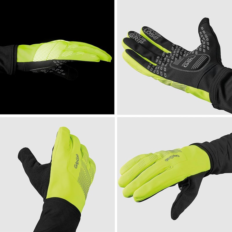 GripGrab Ride Windproof Spring Fall Gel Padded Bicycle Gloves Thermal Cycling Gloves Cold Weather Thin Winter Cycling Gloves - Image 3