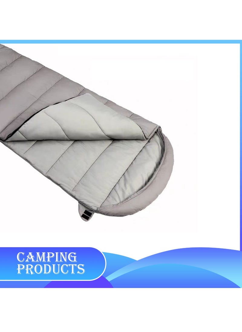 Manful Hooded Envelope Sleeping Bag for Outdoor Camping  - Image 4