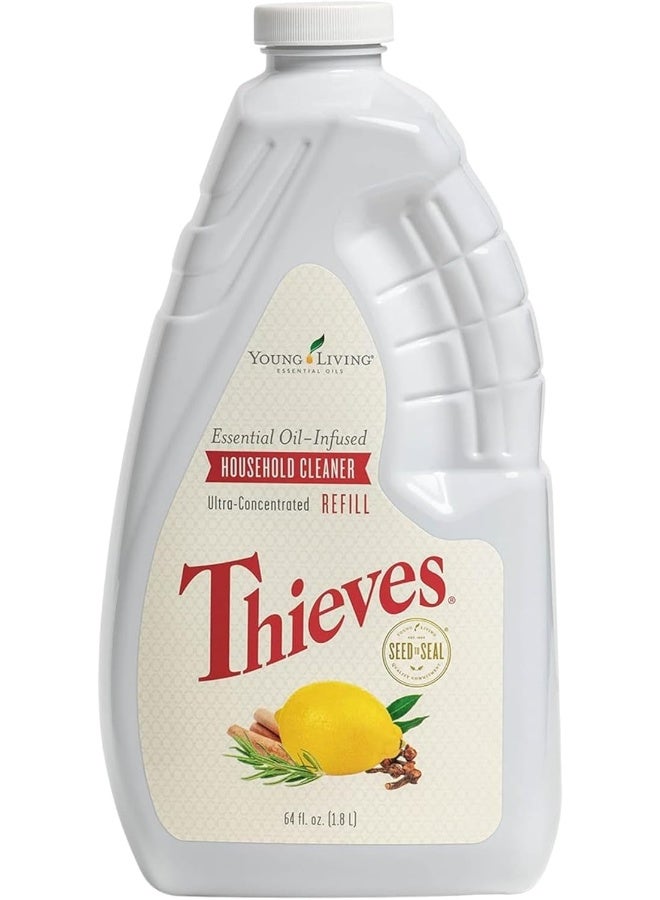 Young Living Thieves Household Cleaner Refill 64oz Essential Oils, 64 fl.oz. - Image 1