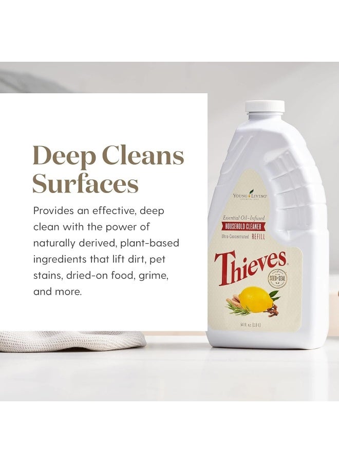 Young Living Thieves Household Cleaner Refill 64oz Essential Oils, 64 fl.oz. - Image 4