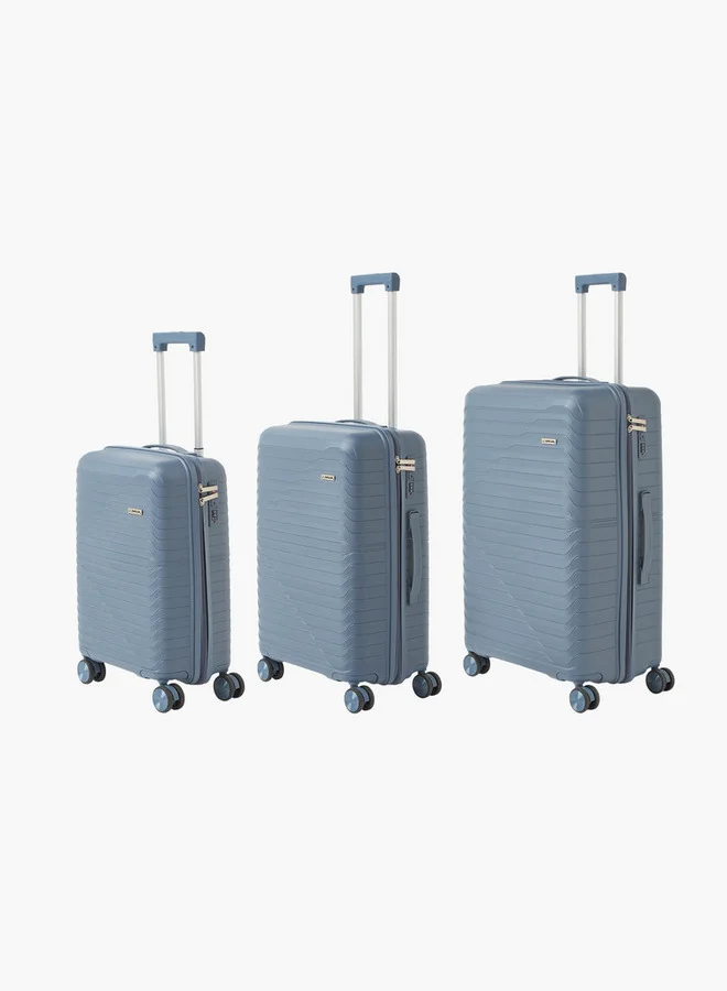 شو اكسبرس Textured 3-Piece Hardcase Trolley Bag Set