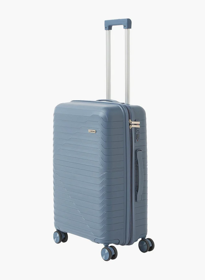 Oaklan by Shoexpress Textured 3-Piece Hardcase Trolley Bag Set