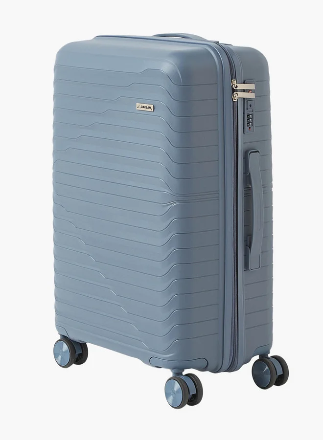 Oaklan by Shoexpress Textured 3-Piece Hardcase Trolley Bag Set