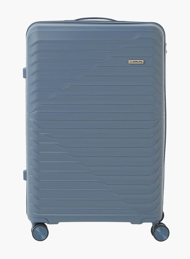 Oaklan by Shoexpress Textured 3-Piece Hardcase Trolley Bag Set