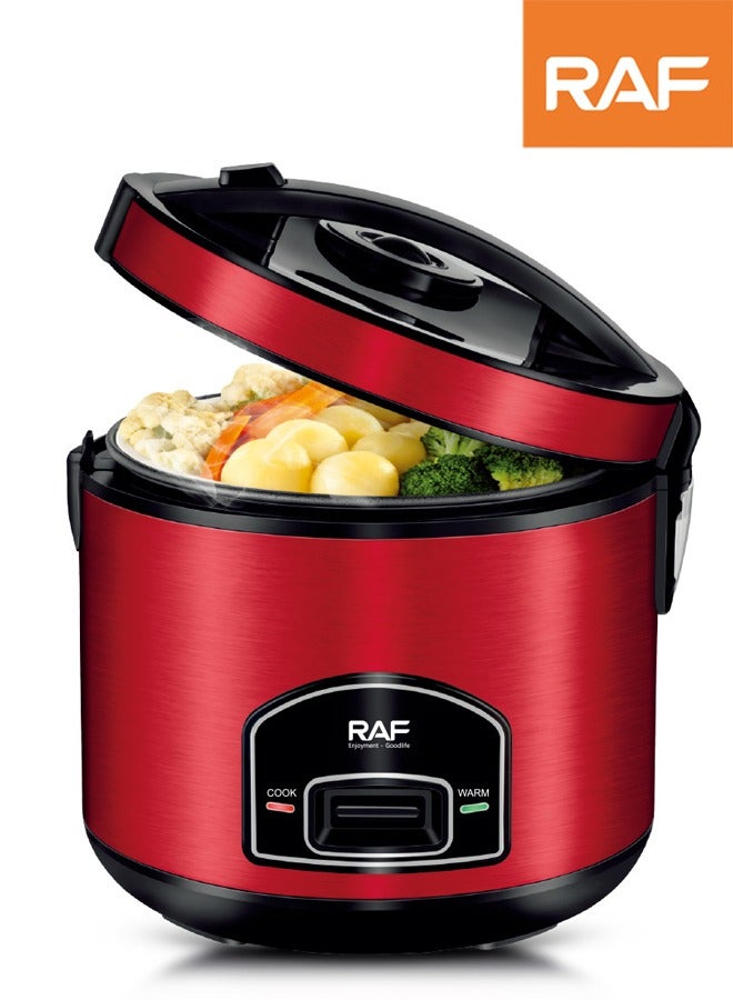 آر إيه أف قدر أرز كهربائي مع قدر بخار للطعام ووعاء غير لاصق قابل للإزالة ، وظيفة الحفاظ على الدفء ودليل الوصفات على مدار 24 ساعة ، للشوربات واليخنات والحبوب ودقيق الشوفان ، 5 لتر 1000 واط ر. 179 - Image 1