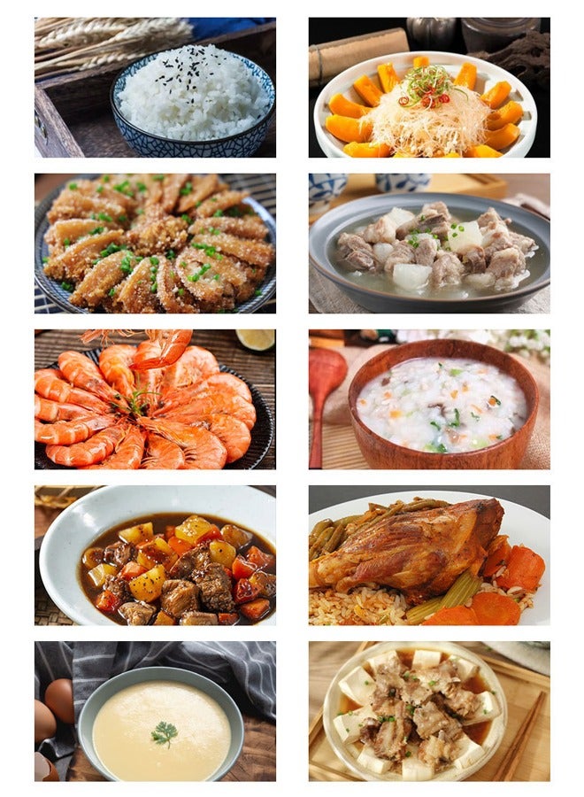 آر إيه أف قدر أرز كهربائي مع قدر بخار للطعام ووعاء غير لاصق قابل للإزالة ، وظيفة الحفاظ على الدفء ودليل الوصفات على مدار 24 ساعة ، للشوربات واليخنات والحبوب ودقيق الشوفان ، 5 لتر 1000 واط ر. 179 - Image 3