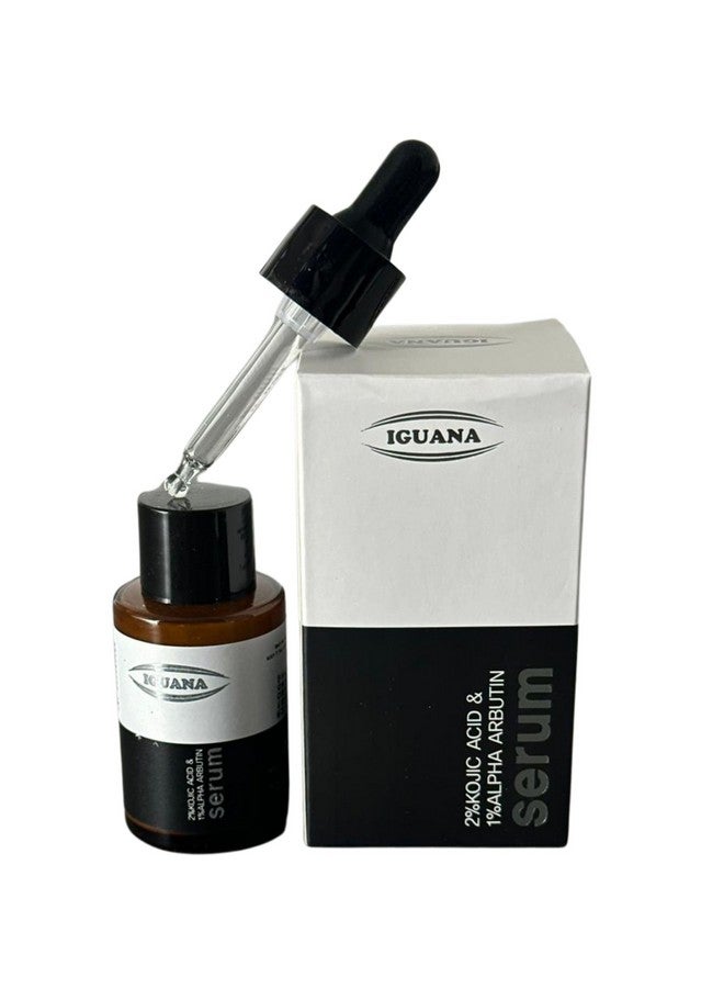 IGUANA 2% Kojic Acid & 1% Alpha Arbutin Serum. Reduce Hyperpigmentation, Dark Spots, Dark Circles, Melasma, Wrinkles and Fine Lines, Acne, Scars - Image 1