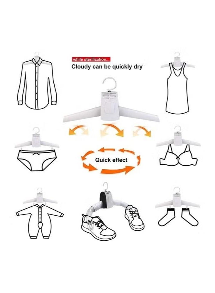 Electric Clothes Drying Rack Multi function Portable Shoes Clothes Rack Dry Mini Portable Dryer Rack Machine for Household  - Image 3