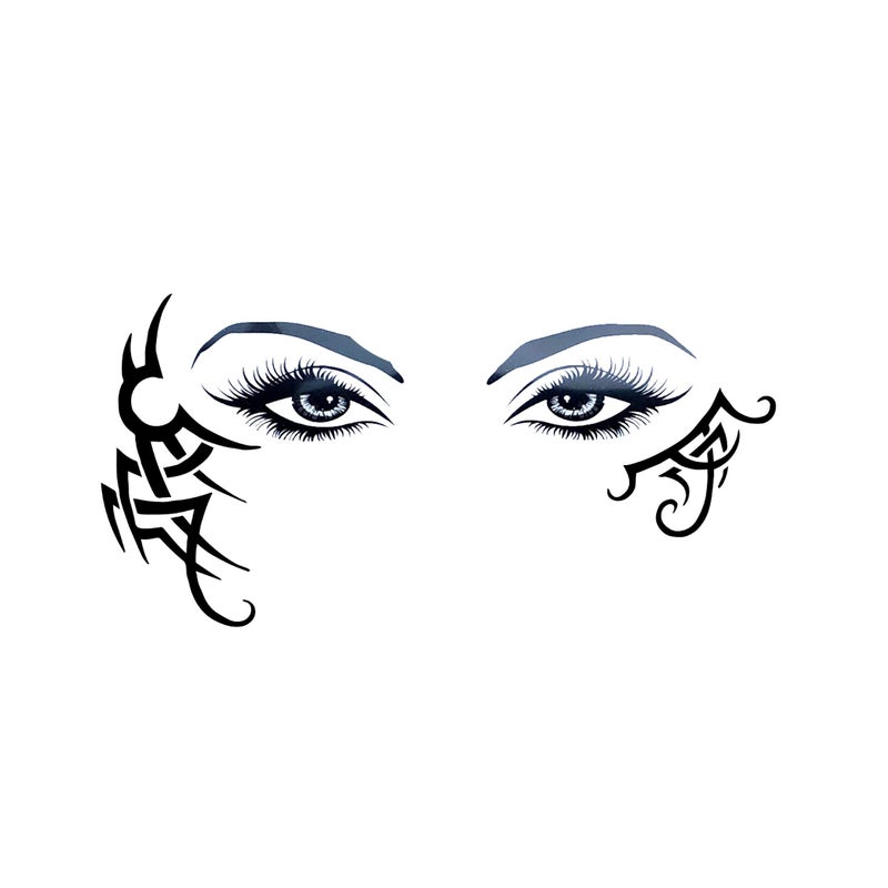 Neva Nude Tac8MeHme2Nte Temporary Tattoo Face Tattoo Decoration for Festivals Raves and More