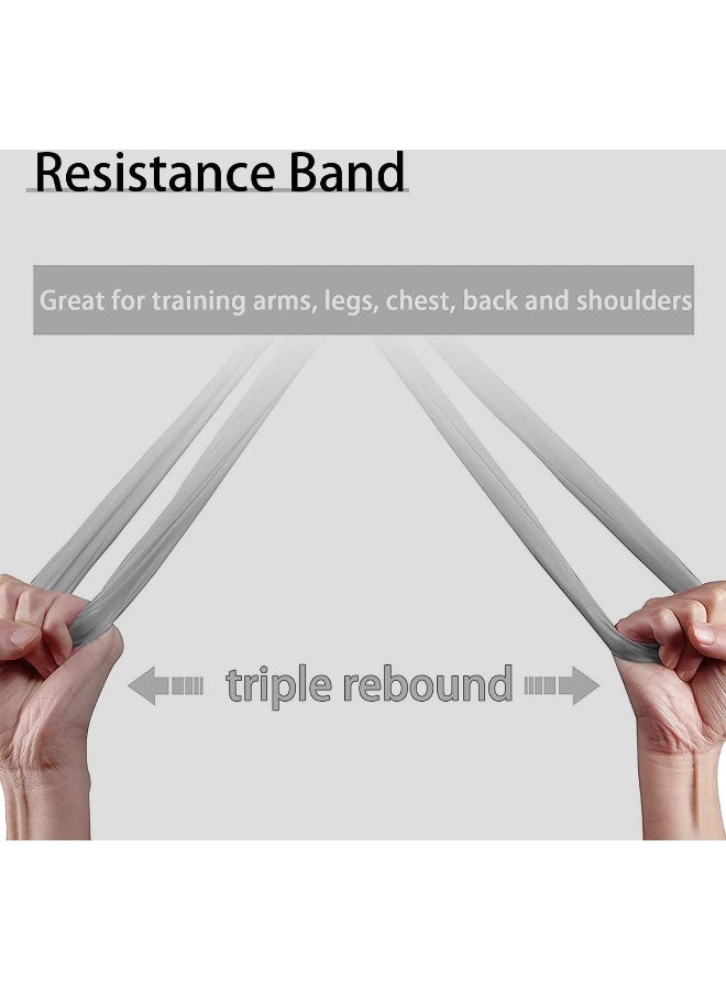 PROIRON 2 in 1 Resistance Bands Set - Includes Resistance Loop Bands, Physical Therapy Bands for Home Fitness, Stretching, Strength Training, Physical Therapy, Elastic Workout Bands for Whole Body - Image 4