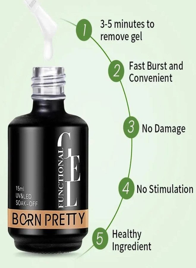 Born Pretty Magic Nail Gel Remover 15ml Peel off Varnishes without Soak off Remover Tools - Image 4