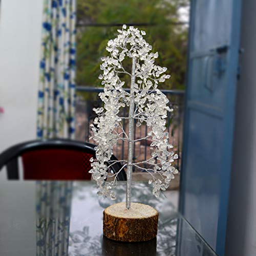 Crystu Clear Quartz Stone Tree 500 Beads Crystal Tree Stone Tree Showpiece - Image 3