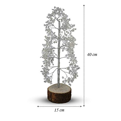 Crystu Clear Quartz Stone Tree 500 Beads Crystal Tree Stone Tree Showpiece - Image 5
