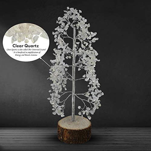 Crystu Clear Quartz Stone Tree 500 Beads Crystal Tree Stone Tree Showpiece - Image 2