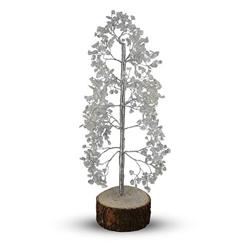 Crystu Clear Quartz Stone Tree 500 Beads Crystal Tree Stone Tree Showpiece - Image 1