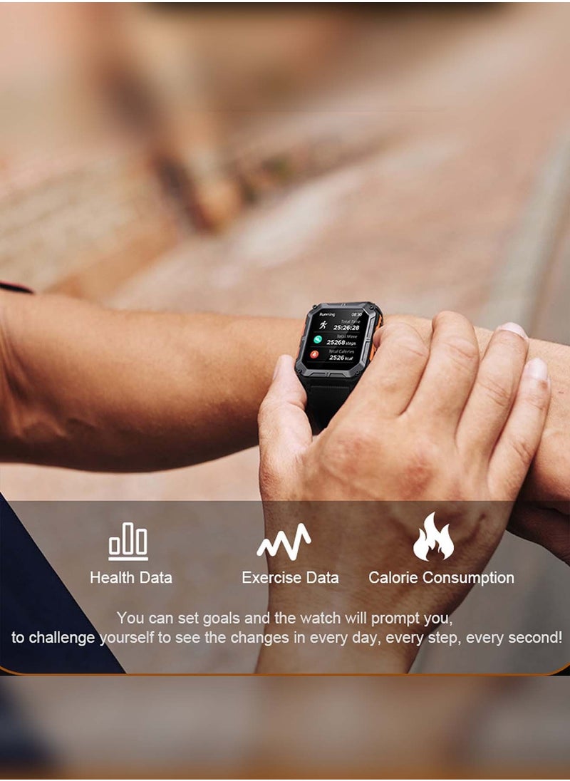 TRENDIZMO - Smart Watch C20 Pro with Bluetooth Calling Smartwatch Men and Women Fitness Tracker with Heart Rate Monitor Sleep and Waterproof - Image 1