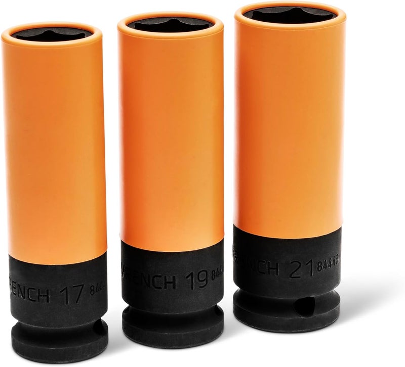 GearWrench GEARWRENCH 3 Piece 12 Drive HighStrength Wheel Protector Impact Metric Socket Set  84946  - Image 2