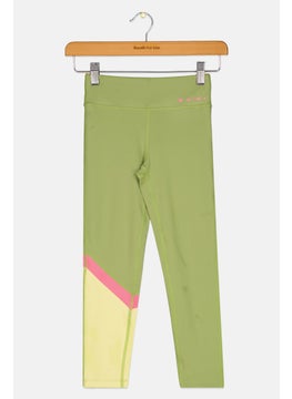 Tchibo Kids Girl Sportswear Fit Training Tight, Green  - Image 1
