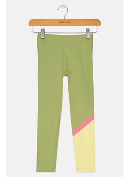 Tchibo Kids Girl Sportswear Fit Training Tight, Green  - Image 2