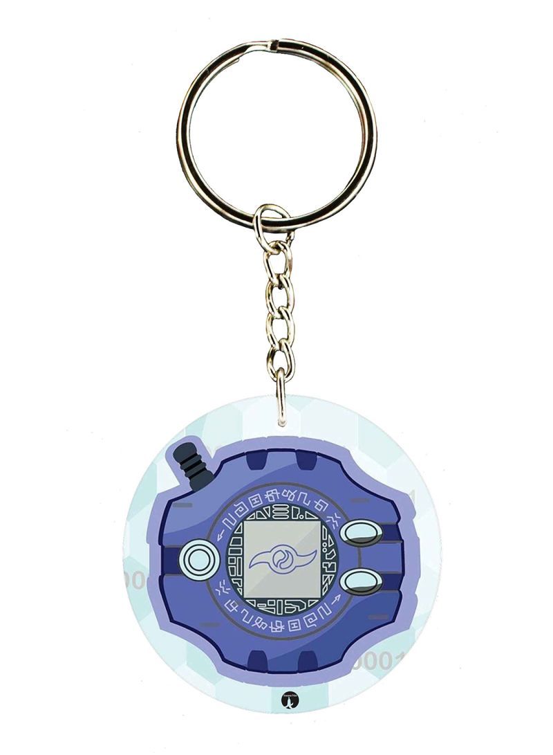 RKN Anime Digimon Double Side Printed Keychain