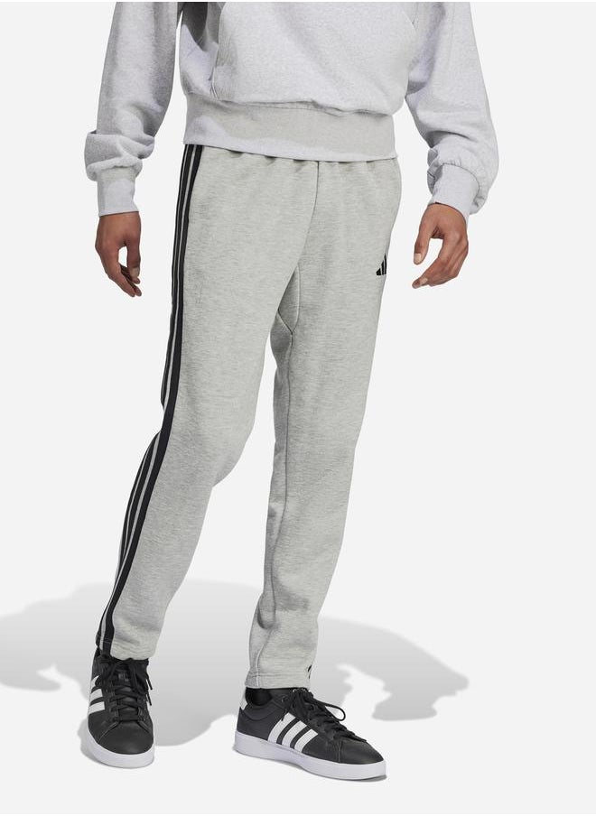 Adidas Essentials 3-Stripes Open Hem Fleece Pants  - Image 3