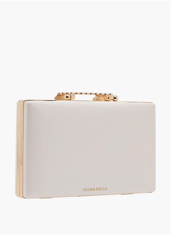 Flora Bella By Shoexpress Women's Embellished Clutch with Chain Strap  - Image 3