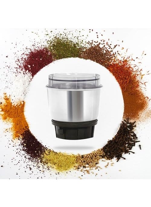 Generic SHREE GOPINATHJI CREATION Mini ABS Stainless Steel MixerKitchen Pure Full Copper Winding Motor With Folding Jarleakproof Jars with secure lidsMixer Grinder Chutney JarMixer Grinder1A  - Image 4