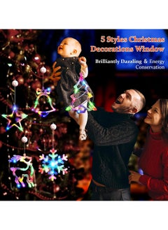 A.M Christmas String Lights, Battery Operated 138 LED Fairy Lights with Remote Control, Perfect for Ramadan, Christmas, Halloween, Parties  - Image 3