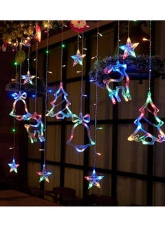 A.M Christmas String Lights, Battery Operated 138 LED Fairy Lights with Remote Control, Perfect for Ramadan, Christmas, Halloween, Parties  - Image 1