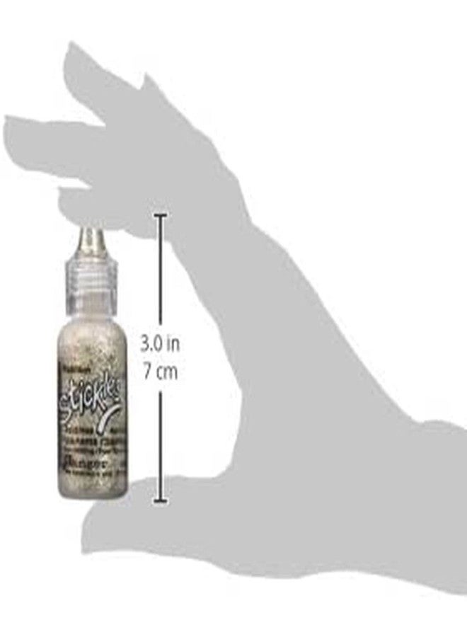 Ranger Stickles Glitter Glue 1/2-Ounce, Platinum - Image 2