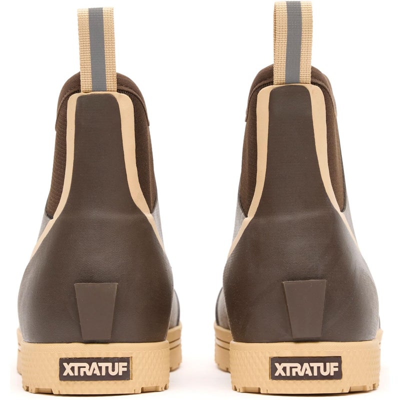 Xtratuf Men's Wheelhouse Ankle Deck Boot, Brown, Size 12(M) - Image 5