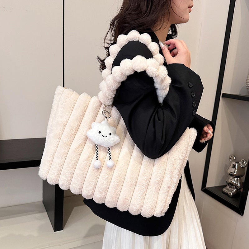 Stuffed Bag Fashion Casual Large Capacity Handbag Casual Commuting Shoulder Bag Tote Women'S Bag - Image 4