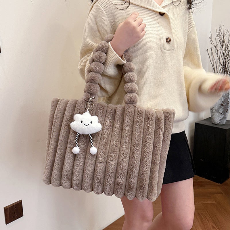 Stuffed Bag Fashion Casual Large Capacity Handbag Casual Commuting Shoulder Bag Tote Women'S Bag - Image 2