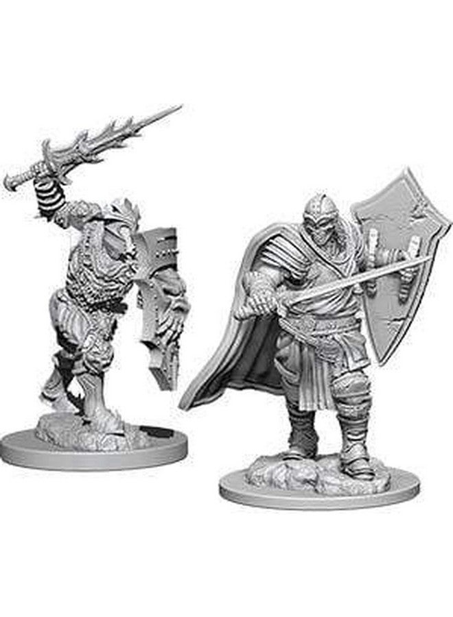 Dungeons & Dragons D&D Nolzurs Marvelous Unpainted Miniatures: Wave 6: Death Knight & Helmed Horror - Image 1