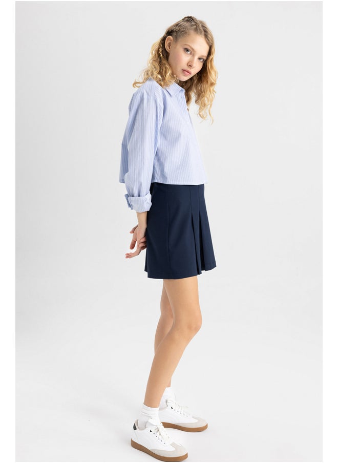 DeFacto - Woman Oversize Fit Shirt Neck Woven Long Sleeve Shirt - Image 1