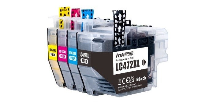 Nexnova® LC-472XL 4-packs Compatible InkJet Ink Cartridge for Brother MFC-J3940DW Printer MFC-J5340DW/ MFC-J5740DW/ MFC-J6940DW/ - Image 1