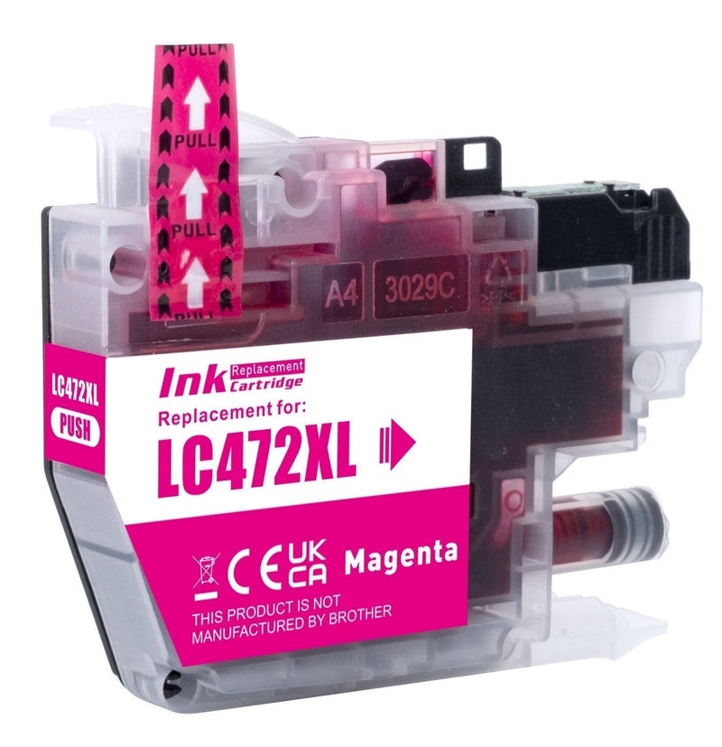 Nexnova® LC-472XL 4-packs Compatible InkJet Ink Cartridge for Brother MFC-J3940DW Printer MFC-J5340DW/ MFC-J5740DW/ MFC-J6940DW/ - Image 4