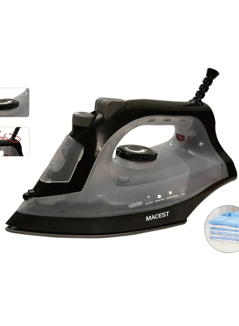 MACEST Steam iron 1600 watts - Image 2