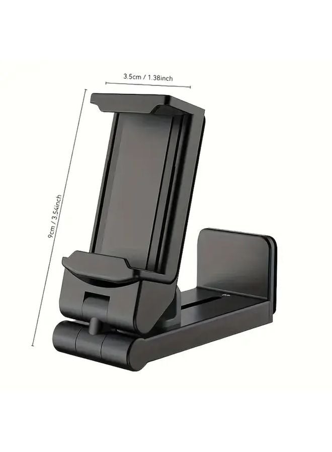 Black Foldable Adjustable Phone Stand For Car Dashboard Desktop Vehicle - Image 3