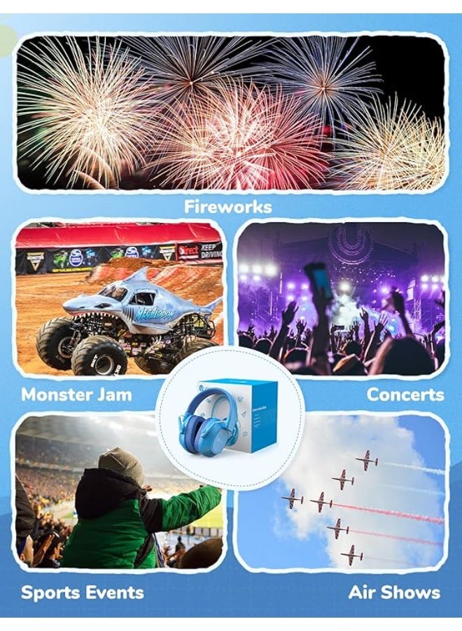 آيكليفير سلامة الأطفال، تقليل الضوضاء، إلغاء ضوضاء الأذن، حماية السمع لمرضى التوحد، مساعدة التركيز الحسي - Image 2